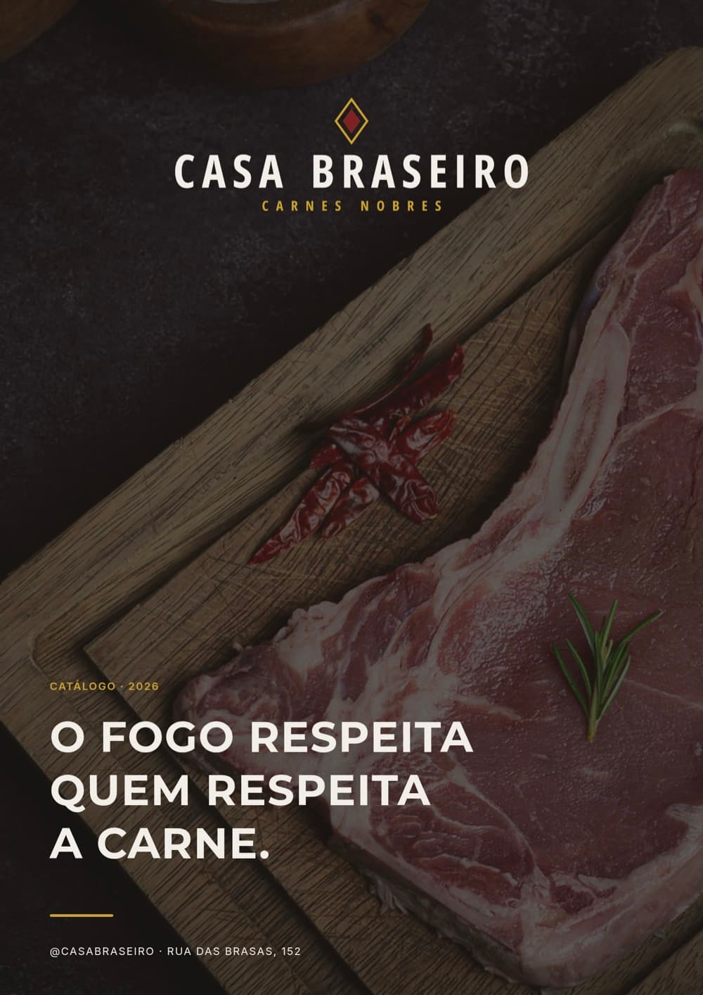 Capa — Casa Braseiro, Catálogo 2026